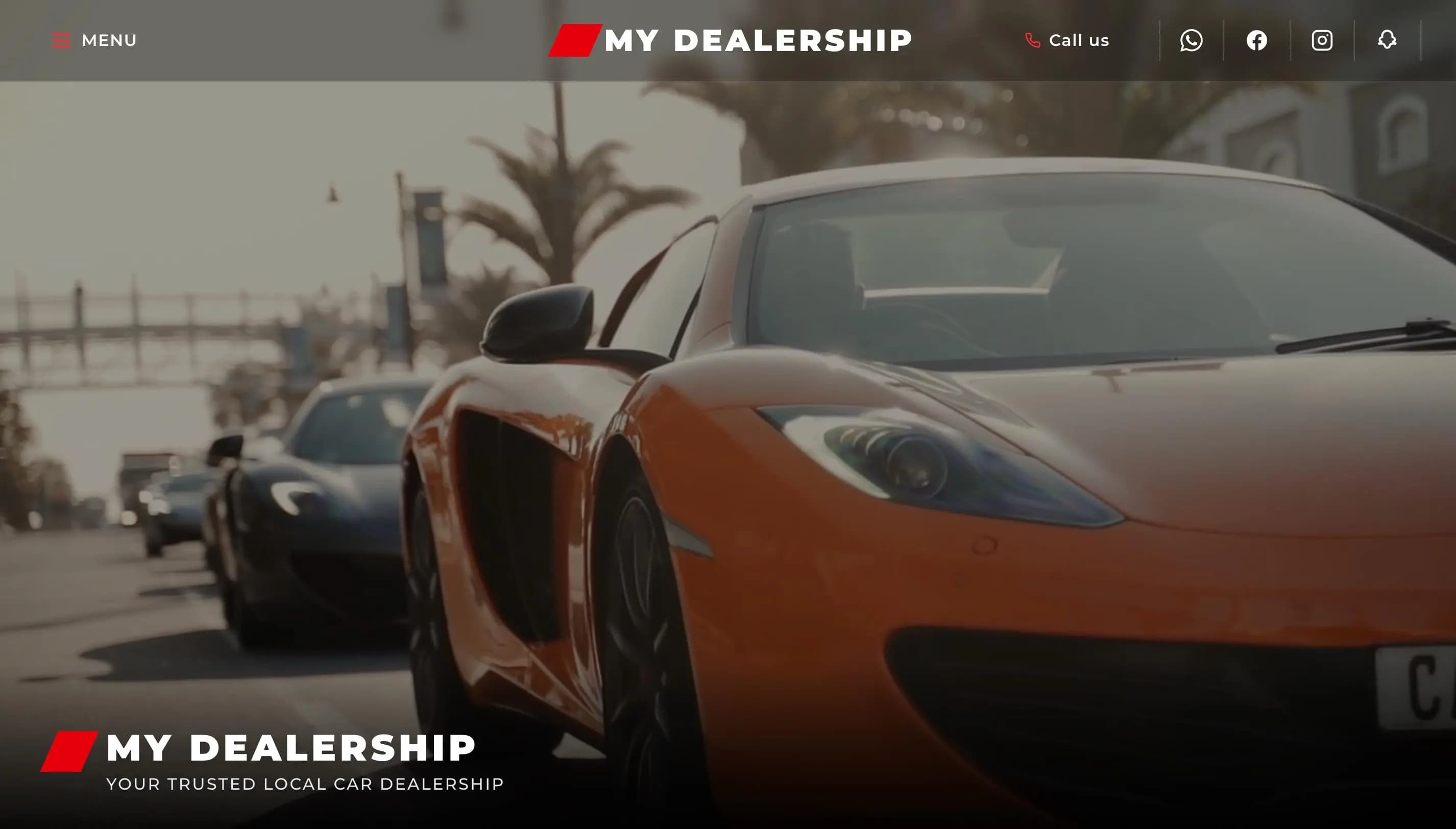 Monaco car dealership website template